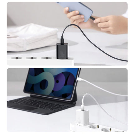 Super Si 20W PD USB-C Oplader - Power Delivery USB Fast Charge - Muur Stekkerlader Wallcharger AC Thuislader Adapter Wit
