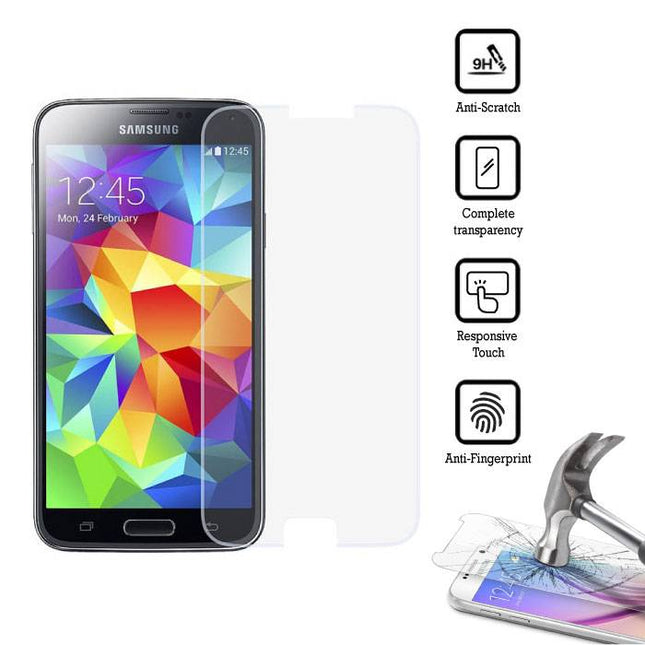 Samsung Galaxy S5 i9600 Screen Protector Tempered Glass Film Gehard Glas Glazen