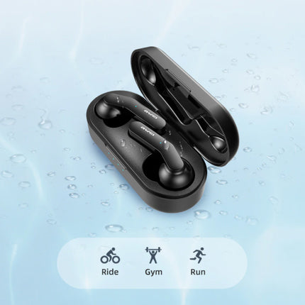 T10C Draadloze Oortjes - Qi Draadloos Opladen - True Touch Control TWS Bluetooth 5.0 Earphones Earbuds Oortelefoon Zwart