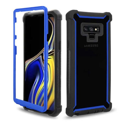 Samsung Galaxy S21 Ultra Bumper Hoesje 360° Bescherming - Full Body Cover Armor Blauw