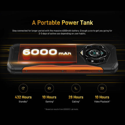 S98 Smartphone Outdoor Zwart - Octa Core - 8 GB RAM - 256 GB Opslag - 64 MP Camera - 6000mAh Batterij