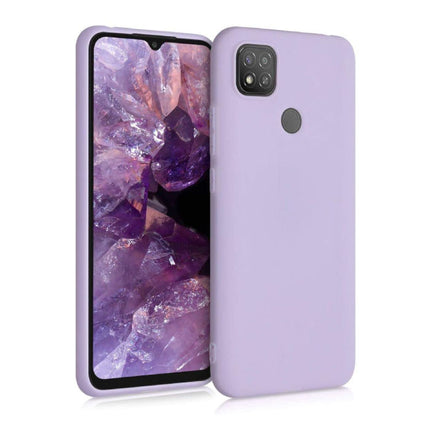 Xiaomi Redmi 9A Ultraslim Silicone Hoesje TPU Case Cover Paars