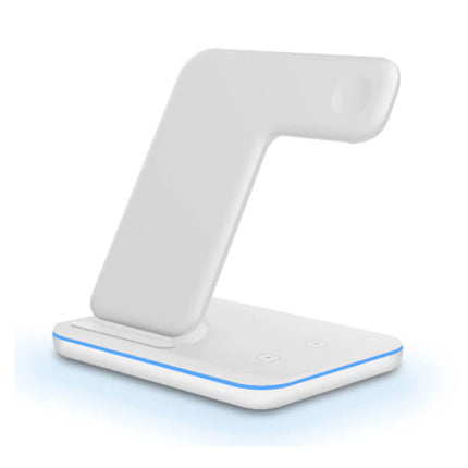 3 in 1 Oplaadstation voor Apple iPhone / iWatch / AirPods -  Charging Dock 15W Wireless Pad Wit