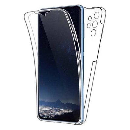 Samsung Galaxy A53 Full Body 360° Hoesje - Volledige Bescherming Transparant TPU Silicone Case + PET Screenprotector
