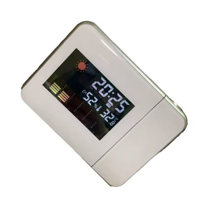 Digitale Wekker met Projectie - Alarm Klok Temperatuur Hygrometer - Wit