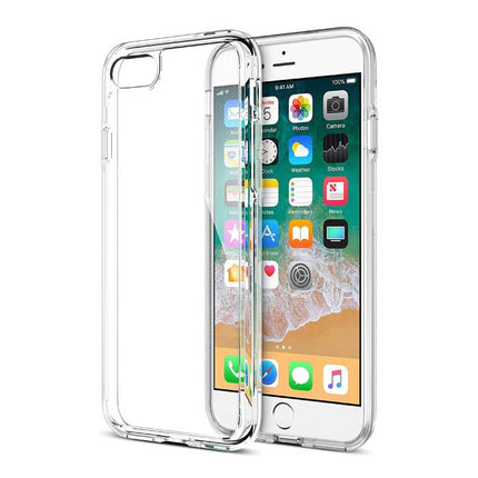 iPhone 8 Plus Transparant Clear Flexible Gel Case Cover Hoesje 