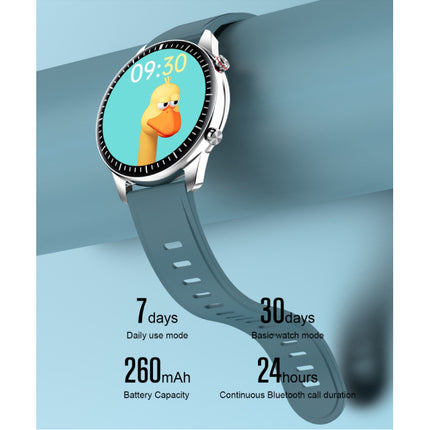 2021 Sport Smartwatch - Silicoon Bandje Fitness Activity Tracker Horloge Android - Blauw