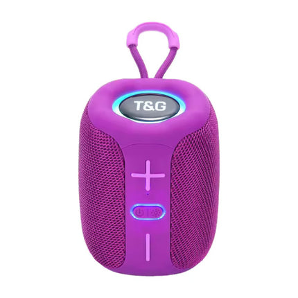 TG658 Draadloze Luidspreker - 1200mAh Batterij - Bluetooth 5.3 Subwoofer HiFi TF Radio - Paars