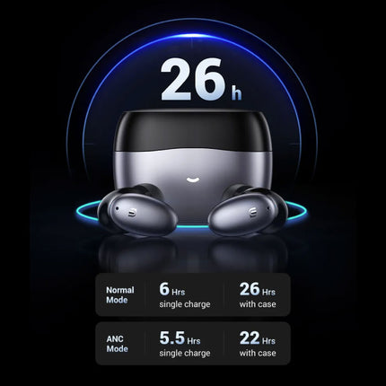 HiTune X6 Draadloze Oortjes - Touch Control TWS Bluetooth 5.1 Oortelefoon Oordopjes Zilver