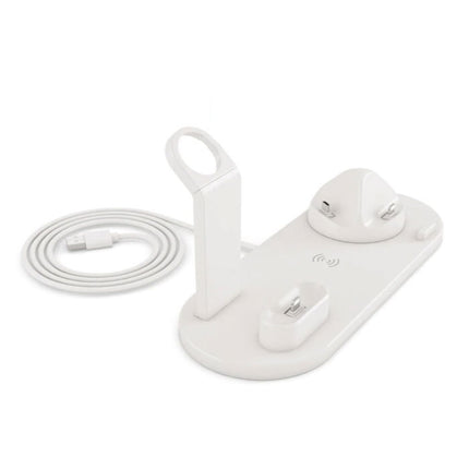 4 in 1 Oplaadstation voor Apple iPhone / iWatch / AirPods -  Charging Dock 10W Wireless Pad Wit