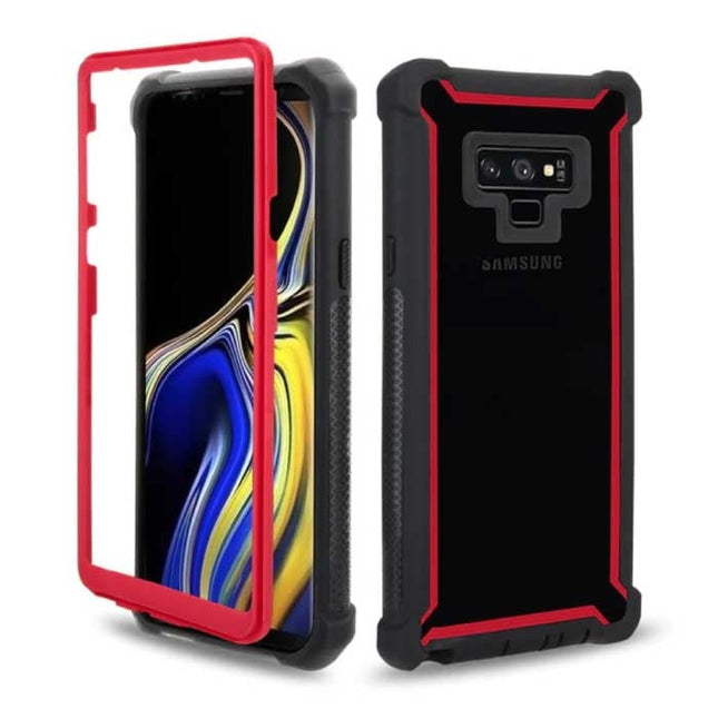 Samsung Galaxy S20 Ultra Bumper Hoesje 360° Bescherming - Full Body Cover Armor Zwart Rood