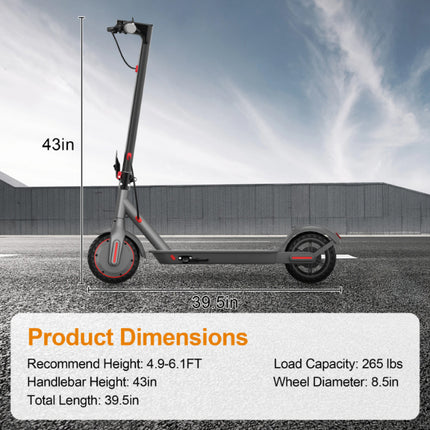 E1 Pro Vouwbare Elektrische Scooter - Smart E Step - 350W - 31 km/u - Zwart