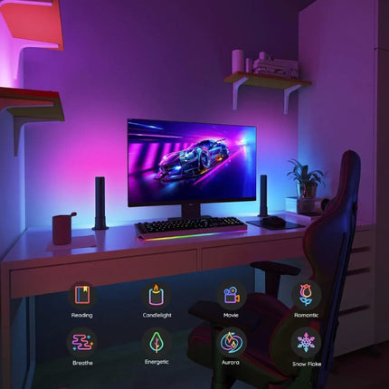 Smart Gaming RGB Lamp - LED Verlichting met Kleuraanpassing
