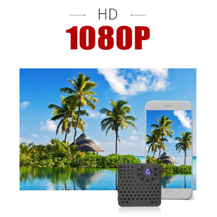 Mini Security Camera - 1080p HD Camcorder Motion Detector Alarm Zwart