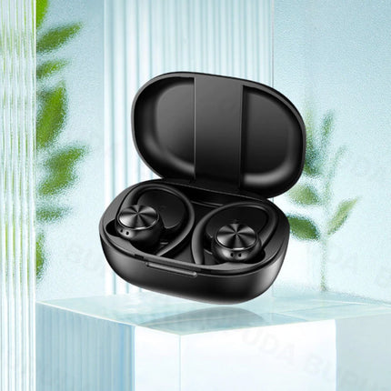 Sport Oorhaak Draadloze Oortjes - Oordopjes TWS Bluetooth 5.0 Zwart