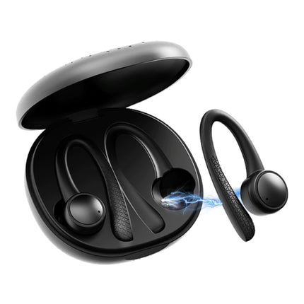 Sport TWS Draadloze Smart Touch Control Oortjes Bluetooth 5.0 Ear Wireless Buds Earphones Earbuds 400mAh Oortelefoon Blauw