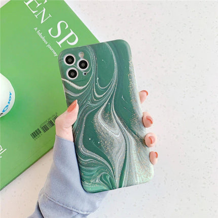 iPhone 11 Hoesje Marmer Textuur - Shockproof Glossy Case Graniet Cover Cas TPU