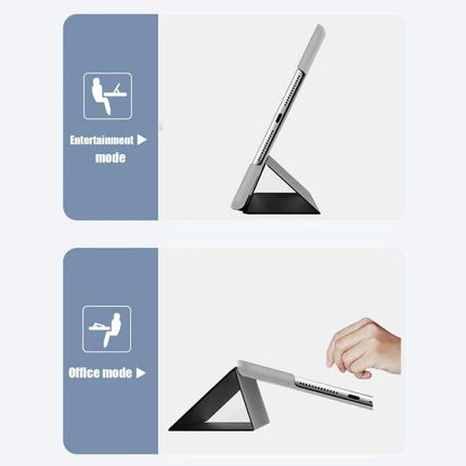 Samsung Galaxy Tab A8 10.5" (2021) Tri-Fold Cover Vouwbaar - Hoesje met Kickstand Zwart