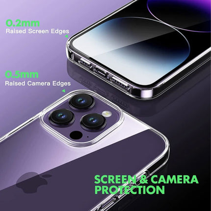 iPhone 14 Pro Max Full Body 360° Transparant Silicone Hoesje