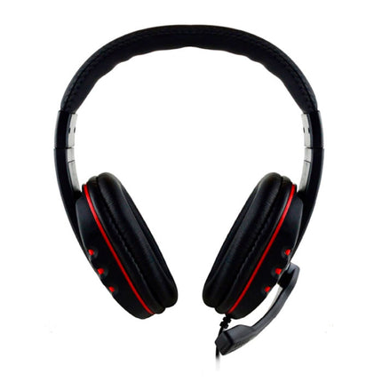Wired  Gaming Koptelefoon Headset Headphones Over Ear met Microfoon Rood