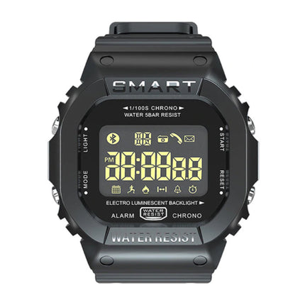 MK22 Waterdichte Sport Smartwatch Fitness Activity Tracker Smartphone Horloge iOS Android iPhone Samsung Huawei Zwart