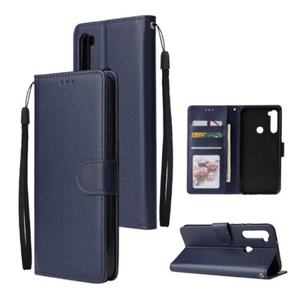 Xiaomi Redmi 5A Leren Flip Case Portefeuille - PU Leer Wallet Cover Cas Hoesje Blauw