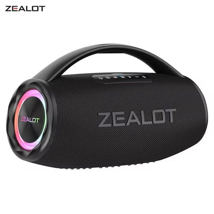 S97 Draadloze Luidspreker met Handgreep - Bluetooth 5.2 TWS 80W RGB Boom Box - Zwart 