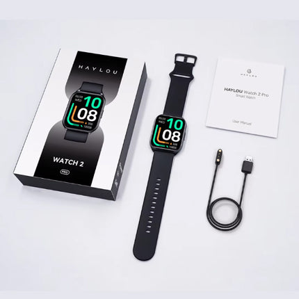 Watch 2 Pro Smartwatch (LS02 Pro) - Hart-en Zuurstof-monitor - Sport Activity Tracker Horloge - Silicoon Bandje - Wit