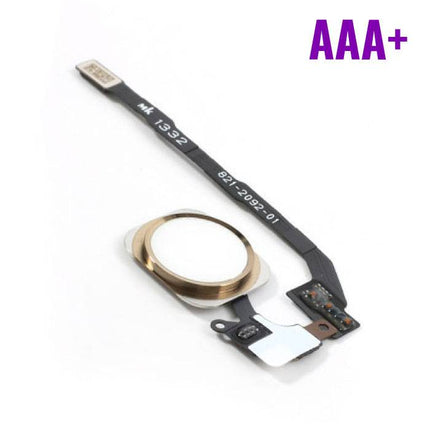 Voor Apple iPhone 5S - AAA+ Home Button Assembly met Flex Cable Goud