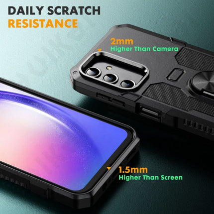 Samsung Galaxy S23 Plus Hoesje + Kickstand Magneet - Shockproof Cover met Popgrip Paars