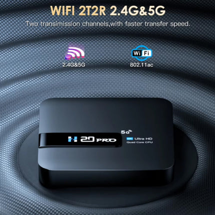 H20 Pro TV Box - Android Kodi Home Mediaspeler - 2GB RAM - 16GB Opslagruimte