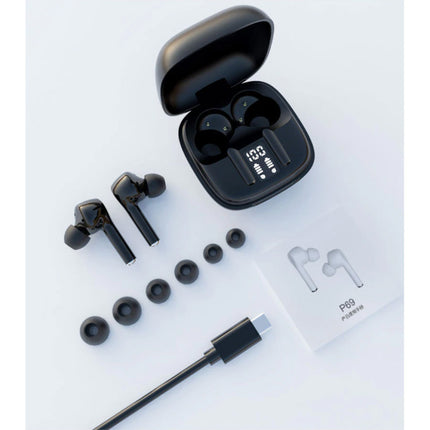 Draadloze Oortjes - Touch Control Oordopjes TWS Bluetooth 5.0 Earphones Earbuds Oortelefoon Zwart