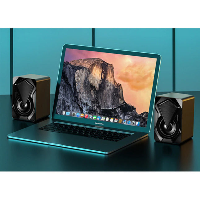 X2 Home Stereo Luidsprekers - Speaker Soundbar Luidspreker Box Zwart