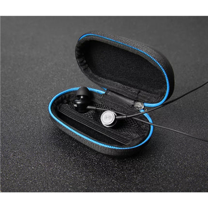 Wings 10 Oordopjes met Microfoon - 3.5mm AUX Oortjes Wired Earphones Oortelefoon Zwart