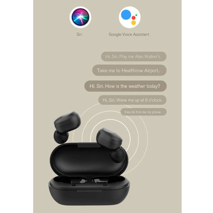 GT2 Draadloze Oortjes - One Button Control TWS Oordopjes Bluetooth 5.0  Wireless Buds Earphones Oortelefoon Zwart