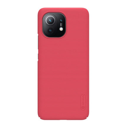 Xiaomi Mi 11 Frosted Shield Hoesje - Shockproof Case Cover Cas Rood