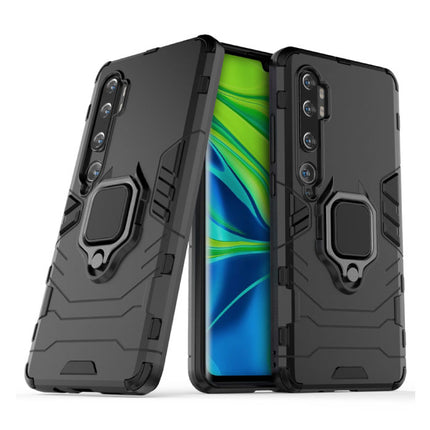 Xiaomi Redmi 7A Hoesje  - Magnetisch Shockproof Case Cover Cas TPU Zwart + Kickstand
