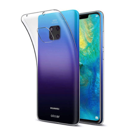 Huawei Mate 20 Pro Transparant Clear Case Cover Silicone TPU Hoesje 