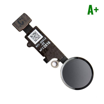 Voor Apple iPhone 8 - A+ Home Button Assembly met Flex Cable Zwart