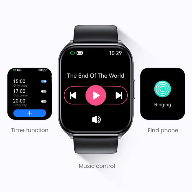 Watch 2 Pro Smartwatch (LS02 Pro) - Hart-en Zuurstof-monitor - Sport Activity Tracker Horloge - Silicoon Bandje - Wit