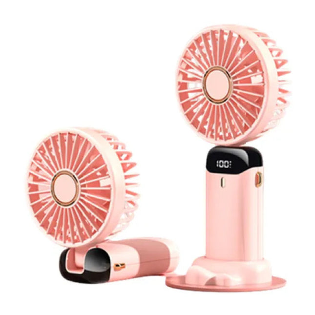 N15 Draagbare Mini Ventilator - USB Koelventilator Energiebesparend - Roze