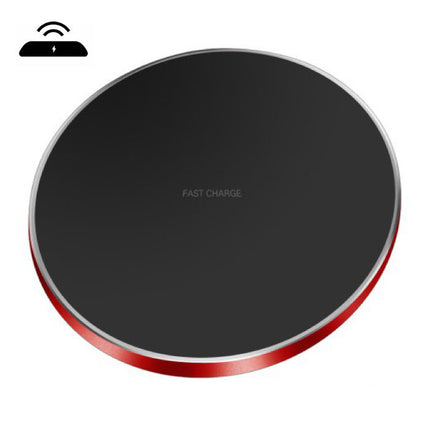 Qi GY-68 Universele Draadloze Oplader 9V - 1.67A Wireless Charging Pad Rood