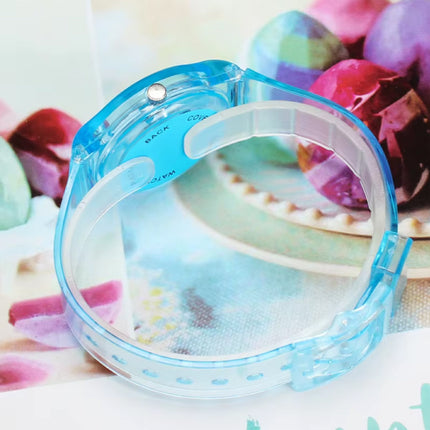 Jelly Horloge voor Dames - Kwarts Uurwerk Silicoon Bandje - Roze