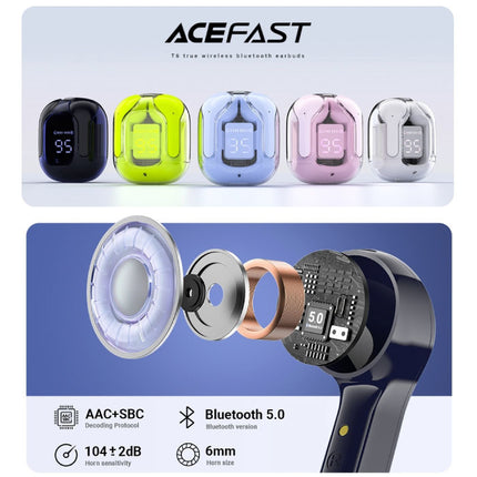 T6 Draadloze Oordopjes - Touch Control Oortjes TWS Bluetooth 5.0 Groen