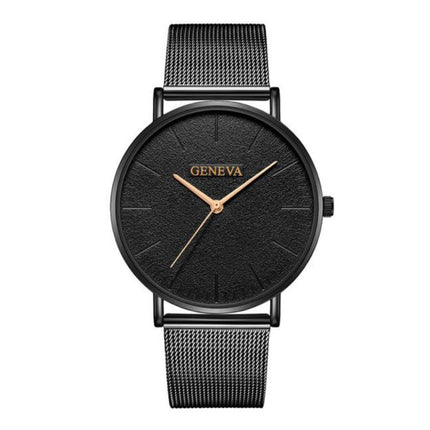 Luxe Dames Horloge - Anoloog Uurwerk Mesh Bandje voor Vrouwen