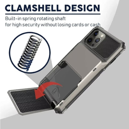 Kaarthouder Hoesje voor iPhone 15 Plus - Wallet Card Slot Portemonnee Flip Cover Case - Groen