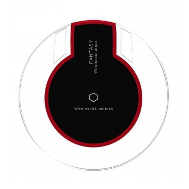 Qi Fantasy Universele Draadloze Oplader 5V - 1.5A Wireless Charging Pad Zwart