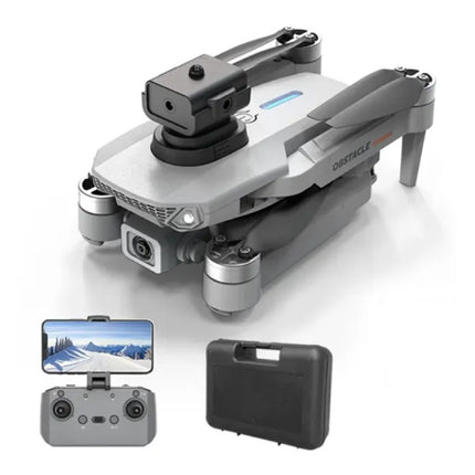 E88 Pro RC Drone met Camera - Quadcopter Obstakel Vermijden Speelgoed met Brushless Motor Grijs