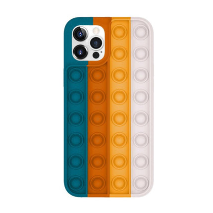 iPhone 12 Mini Pop It Hoesje - Silicone Bubble Toy Case Anti Stress Cover