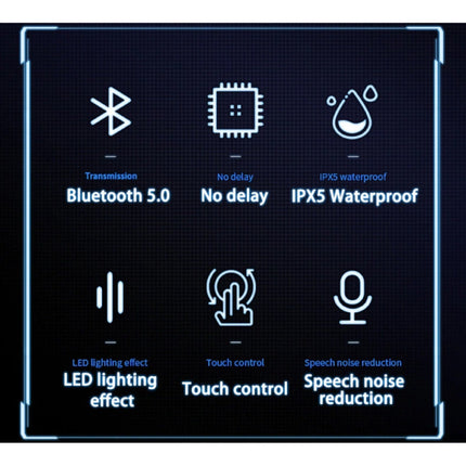 XG01 Draadloze Gaming Oortjes met Opbergtasje - Smart Touch Oordopjes TWS Bluetooth 5.0 Earphones Earbuds Oortelefoon Roze